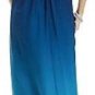 $458 New BCBG Max Azria Ultra Violet One Shoulder Ombre Cocktail Party Dress 8