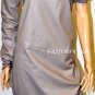 $328 New BCBG Max Azria Runway Mocha Faux Leather Cocktail Party Dress NWT M