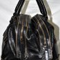 $698 New BCBG Max Azria Dark Black Large Tote Hand/Shoulder Bag Purse OS L
