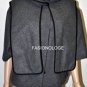 $398 New BCBG Max Azria "Payton" Wool Cashmere Med Heather Grey Coat Jacket M