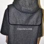 $398 New BCBG Max Azria "Payton" Wool Cashmere Med Heather Grey Coat Jacket M