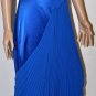$448 New BCBG Max Azria Chiffon Ultramarine Blue Strapless Formal Dress Gown 8