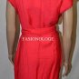 $246 New BCBG Max Azria Poppy Rayon Belted Cocktail Party Dress 12