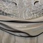 $1,088 New BCBG Runway Max Azria Silk Trufle Embroidered Cocktail Dress Gown XXS