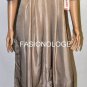 $1,088 New BCBG Runway Max Azria Silk Trufle Embroidered Cocktail Dress Gown XXS