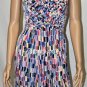 $198 New BCBG Max Azria Berry Tiered Stretch Jersey Print Party Dress XS