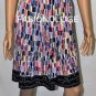 $198 New BCBG Max Azria Berry Tiered Stretch Jersey Print Party Dress XS