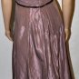 $458 New BCBG Max Azria One Shoulder Taffeta Rosette Long Cocktail Dress Gown 8