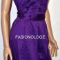 $188 New Max&Cleo by BCBG Mulberry Belted Ruffle Party Dress 2