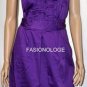 $188 New Max&Cleo by BCBG Mulberry Belted Ruffle Party Dress 2