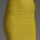 $138 New BCBG Max Azria "Simone" Dill Textured Bandage Power Skirt S