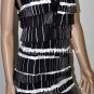 $238 New BCBG Max Azria "Diana" Charcol Tiered Cocktail Party Dress S