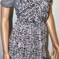 $218 New BCBG Max Azria Blue Smoke Silk Rayon Party Dress S