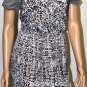 $218 New BCBG Max Azria Blue Smoke Silk Rayon Party Dress S