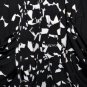 $238 New BCBG Max Azria Black Combo Zipper Belted Jersey Cocktail Party Dress S