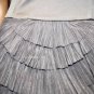 $348 New BCBG Max Azria Hazelnut Strapless Tiered Satin Tulle Cocktail Dress 12