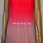 $288 New BCBG Max Azria Raspberry Ombre Jewel Silk Cocktail Party Dress 8