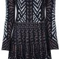 $298 New BCBG Max Azria "Kylar" Black Knit SOLD OUT Cocktail Party Dress XS