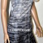 $564 New BCBG Max Azria Vapor Blue 100% Silk Cocktail Party Dress NWT 12