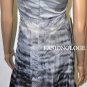 $564 New BCBG Max Azria Vapor Blue 100% Silk Cocktail Party Dress NWT 12