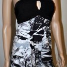 $250 New BCBG Max Azria Woven Halter Cotton Party Dress 10
