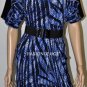 $178 New BCBG Max Azria Bright Chambray Belted Jersey Cocktail Party Dress S
