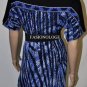 $178 New BCBG Max Azria Bright Chambray Belted Jersey Cocktail Party Dress S
