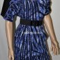 $178 New BCBG Max Azria Bright Chambray Belted Jersey Cocktail Party Dress S