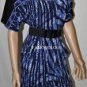 $178 New BCBG Max Azria Bright Chambray Belted Jersey Cocktail Party Dress S