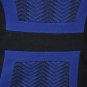 $218 New BCBG Max Azria Black Blue Print Rayon Cocktail Party Dress NWT 10