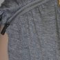 $218 New BCBG Max Azria Tiered Ruffle Heather Grey Short Cocktail Party Dress L