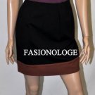 $238 New BCBG Max Azria Black Color Blocked Rayon Cocktail Party Dress NWT 8