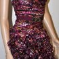 $898 New BCBG Strapless Organza 100% Silk Pedal Cocktail Dress 6
