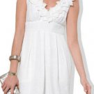 $238 New BCBG Max Azria "Kerry" White Cotton Cocktail Party Dress NWT 6