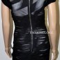 $378 New BCBG Max Azria Black Mesh Ruched Party Cocktail Dress S