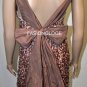 $478 New BCBG Max Azria Sequin Silk Taffeta Short Cocktail Dress 10
