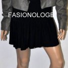 $518 New BCBG Maz Azria Grey Lead Leather Crop Motorcycle Coat Jacket L