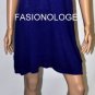 $218 New BCBG Max Azria Dregal Blue Linen Knit Cocktail Party Dress S
