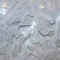 $488 New BCBG Max Azria White Sequin Crochet Cut Out Short Cocktail Dress S