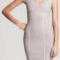 $398 New BCBG Max Azria "Ribel" Rose Mist Bandage Cocktail Party Power Dress XXS