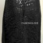 $188 New BCBG Max Azria Black Sequin Tulle Wrap Party Skirt S