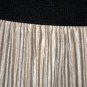 $138 NWT BCBG Max Azria Khaki "Kaysa" Pleated Faux Suede Skirt M