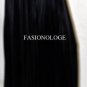 $218 NWT BCBG Max Azria Pleated Satin Chiffon Black Long Party Skirt L