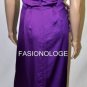 $298 New Max&Cleo by BCBG Strapless Mulberry Satin Cocktail Party Gown 4
