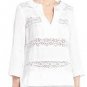 $168 New BCBG Max Azria "Lucey" Cotton Lace Cocktail Party Top XXS
