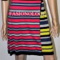 $238 New BCBG Max Azria "Elia" Black Silk Cotton Knit Party Sweater Dress M