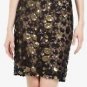 $328 New BCBG Max Azria "Dorshea" Black Sequin Cocktail Party Skirt M