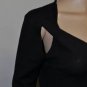 $238 New BCBG Max Azria Black Rayon Blend Sweater M