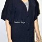 $208 New BCBG Navy 100% Wool Cardigan Sweater S