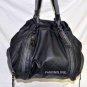 $680 New BCBG Max Azria Ink Large Sheepskin Leather Hand/Shoulder Bag Purse OS